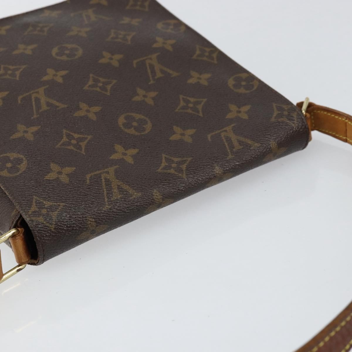 Louis Vuitton Musette Salsa Handbag Monogram Canvas Brown Canvas Shoulder Bag
