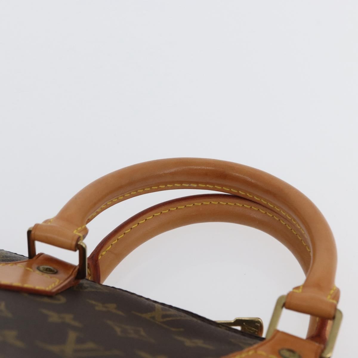 Louis Vuitton Alma Handbag Monogram Canvas Brown Canvas Handbag