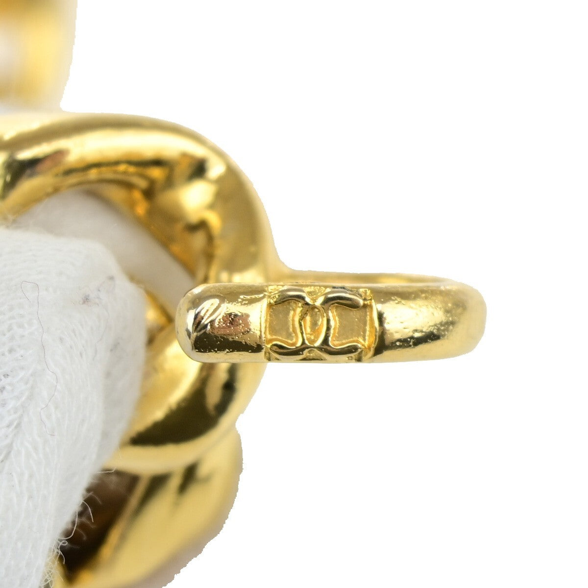 Chanel Cc Chunky Chain-Link Belt Gold-Plated Gold Gold_Plated Accessory