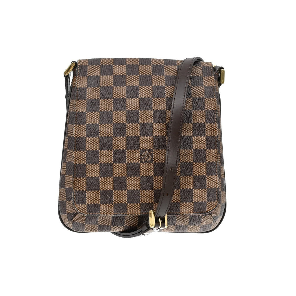 Louis Vuitton Musette Salsa Handbag Damier Canvas Brown Canvas Shoulder Bag