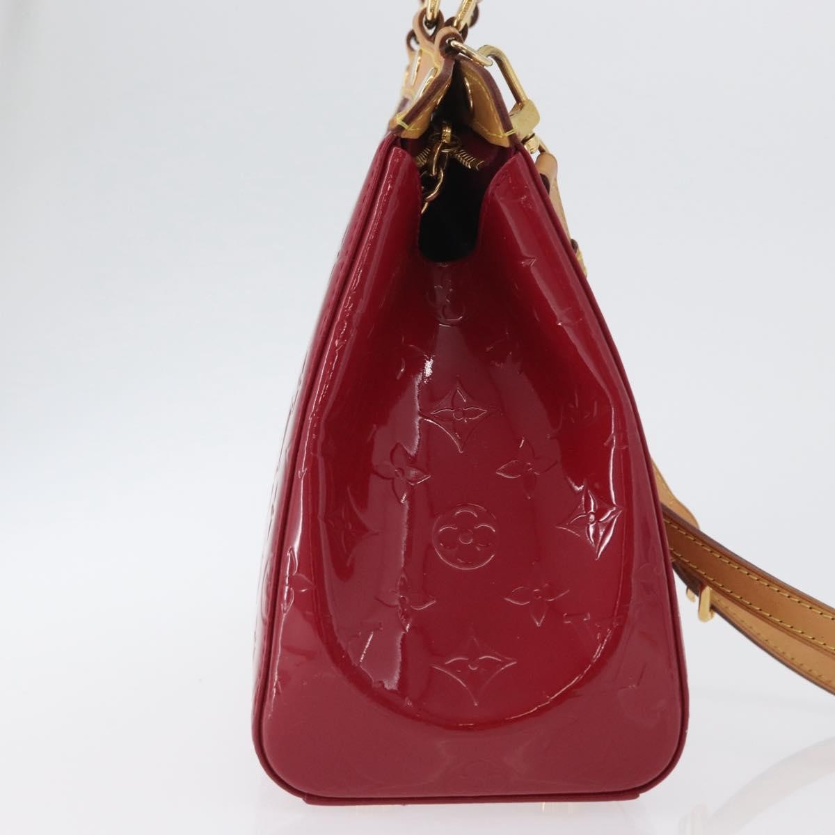 Louis Vuitton Blair Monogram Vernis Pink Patent_Leather Handbag