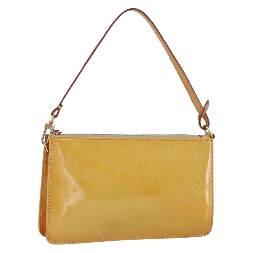 Louis Vuitton Lexington Pochette Monogram Vernis Beige Patent_Leather Clutche & Pouche Bag