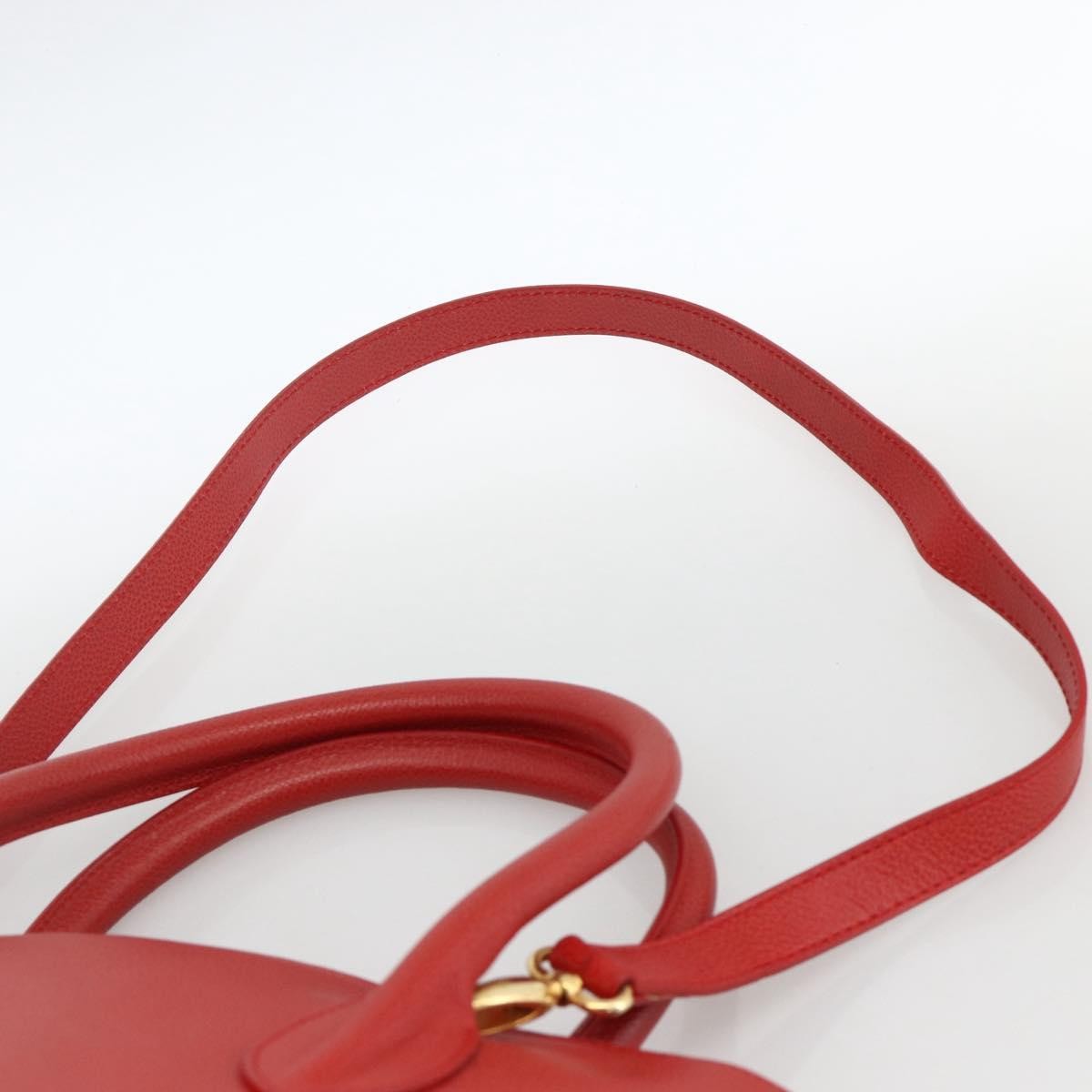 Burberry Vintage Handbag Leather Red Leather Handbag