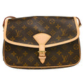 Louis Vuitton Sologne Handbag Monogram Canvas Brown Canvas Shoulder Bag