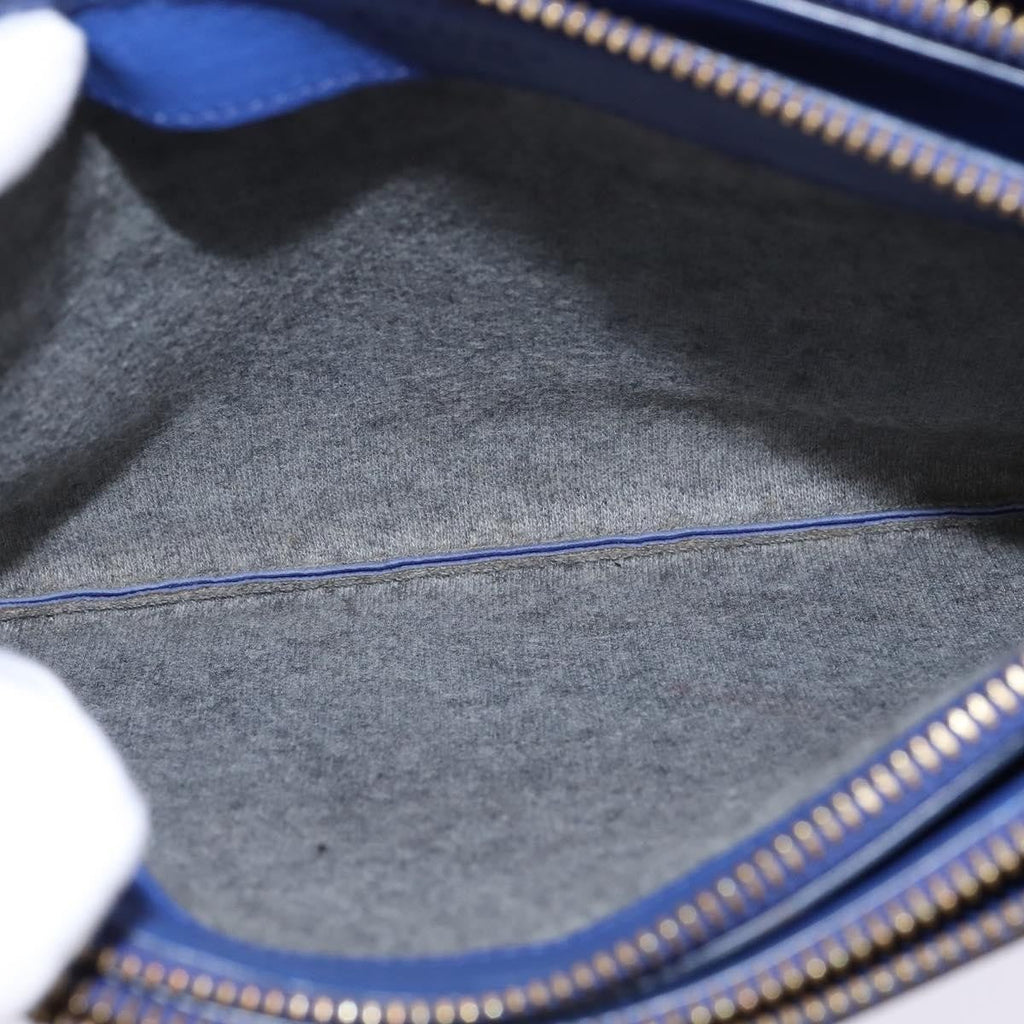 Celine Trio Crossbody Bag Leather Blue Leather Crossbody Bag Bag