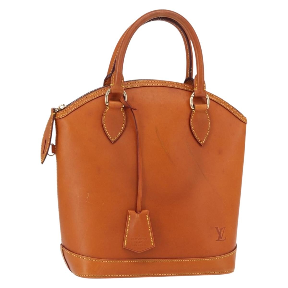 Louis Vuitton Lockit Handbag Nomade Leather Brown Leather Handbag