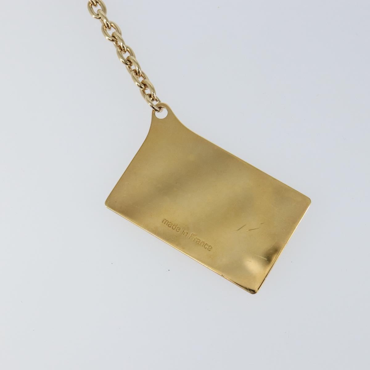 Louis Vuitton Key Chain Metal Gold Metal Accessory
