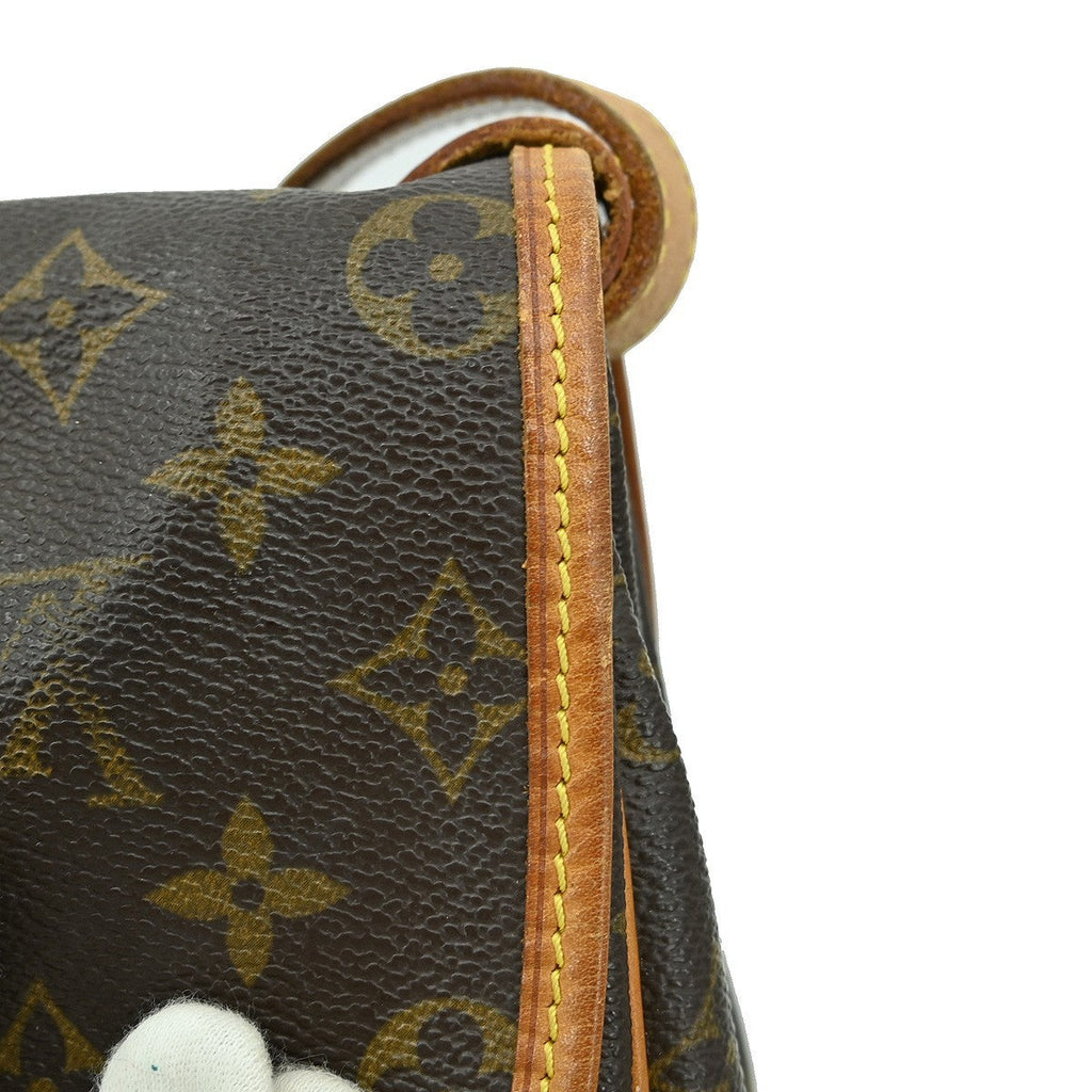 Louis Vuitton Saumur Handbag Monogram Canvas Brown Canvas Shoulder Bag