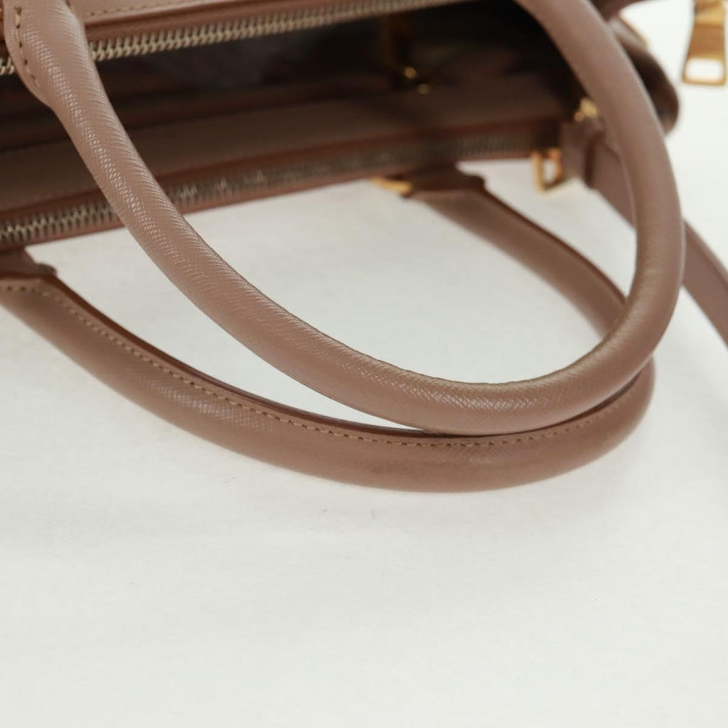Prada Double Zip Lux Tote Saffiano Leather Pink Leather Tote Bag Bag