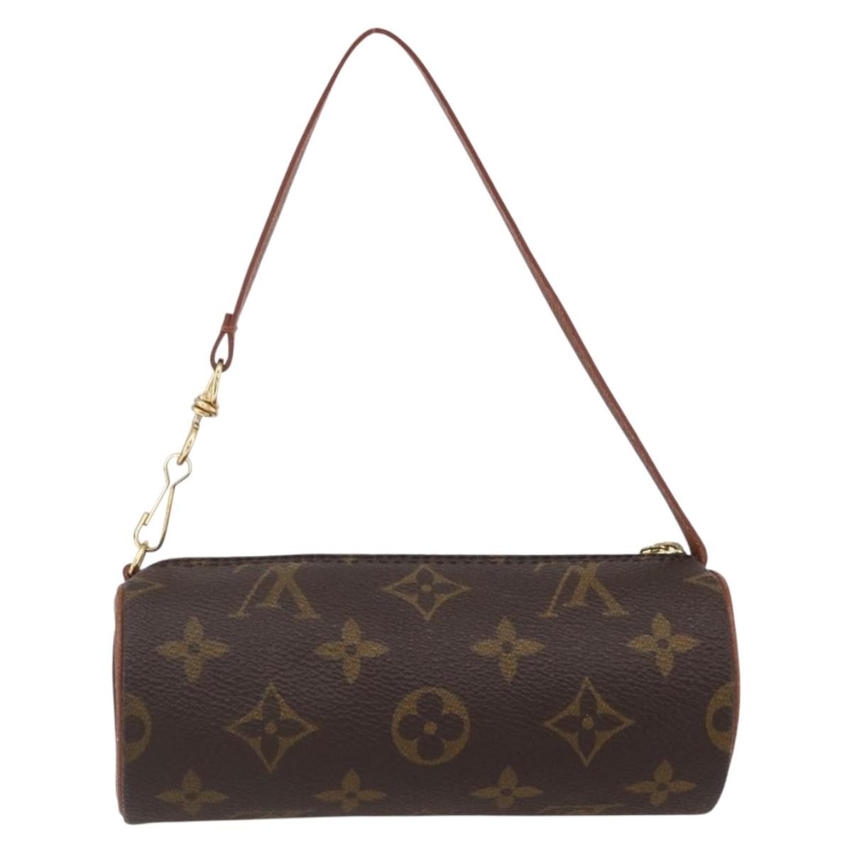Louis Vuitton Papillon Pochette Monogram Canvas Brown Canvas Clutche & Pouche Bag