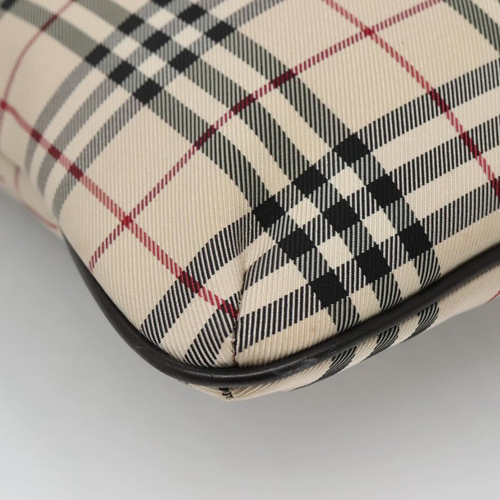 Burberry Nova Check Tote Nylon Beige Nylon Bag