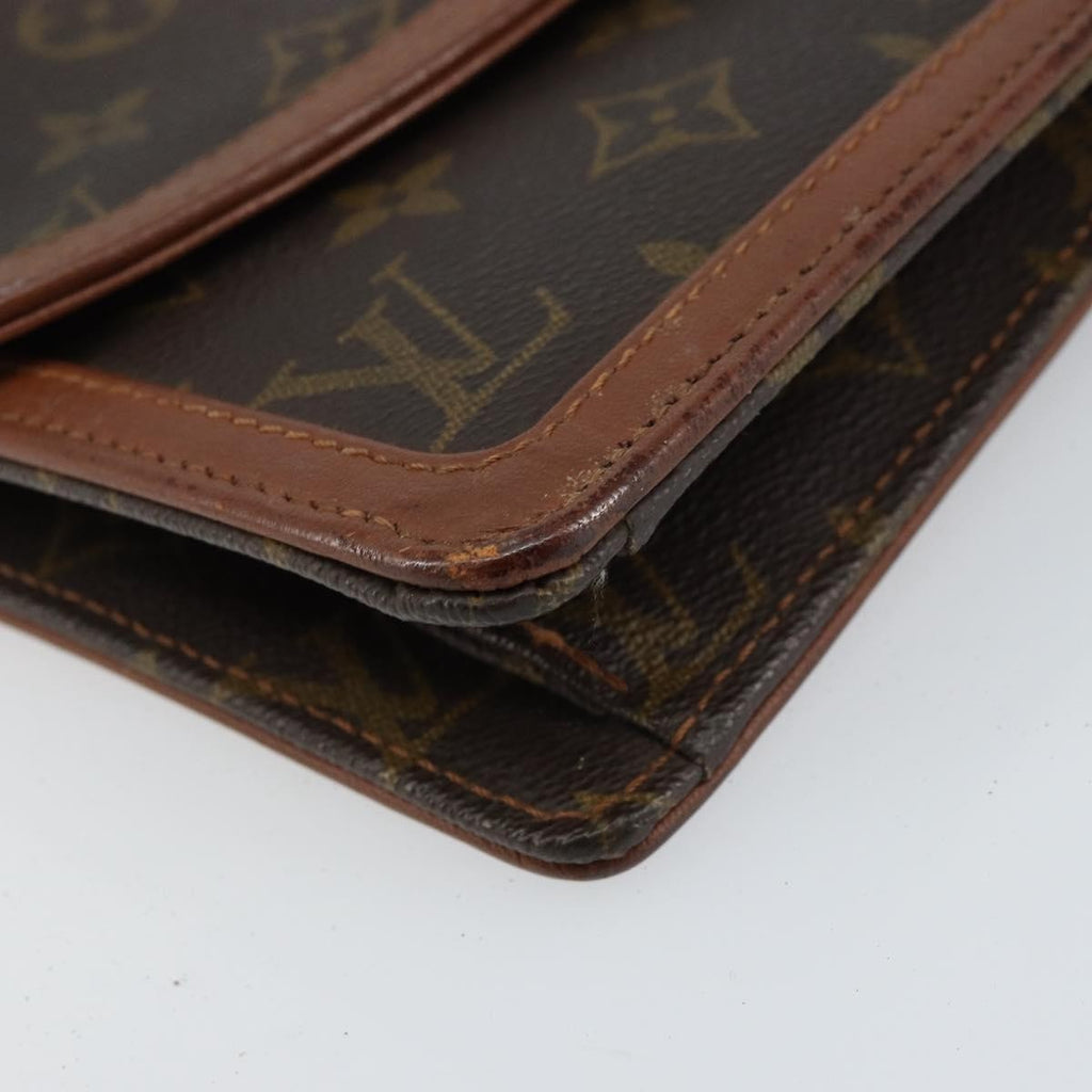 Louis Vuitton Dame Pochette Monogram Canvas Brown Canvas Clutche & Pouche Bag