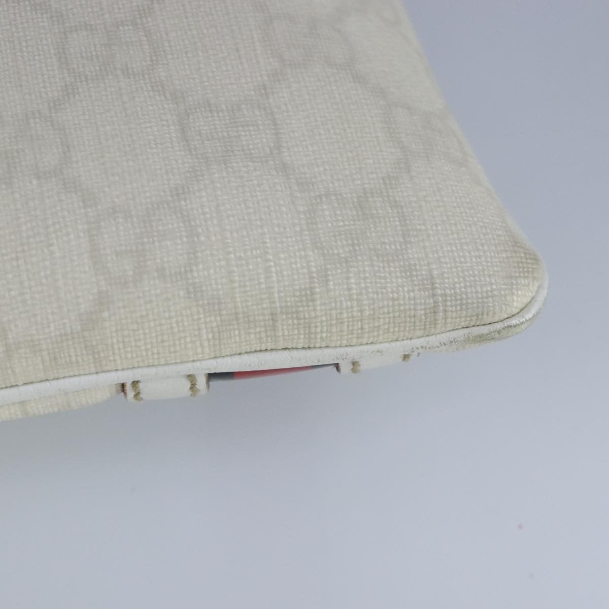 Gucci Sherry Line Shoulder Bag Canvas White Pvc Shoulder Bag Bag (Pre-Owned)