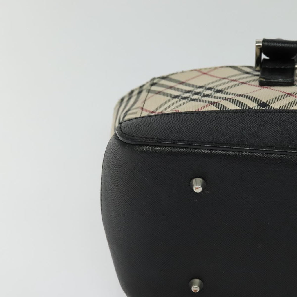 Burberry Nova Check Handbag Nova Check Canvas And Leather Beige Canvas Handbag
