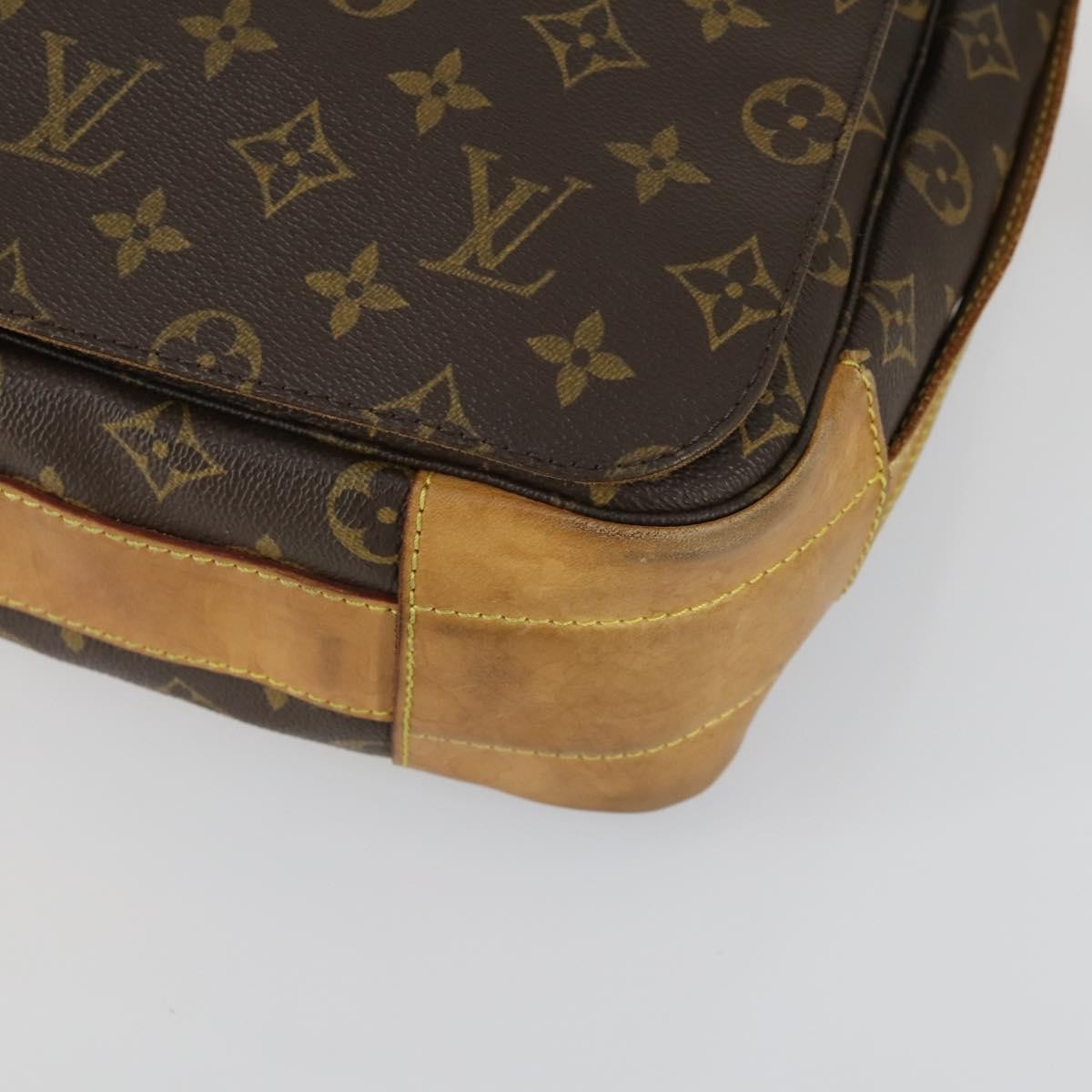Louis Vuitton Abbesses Messenger Bag Monogram Canvas Brown Canvas Shoulder Bag
