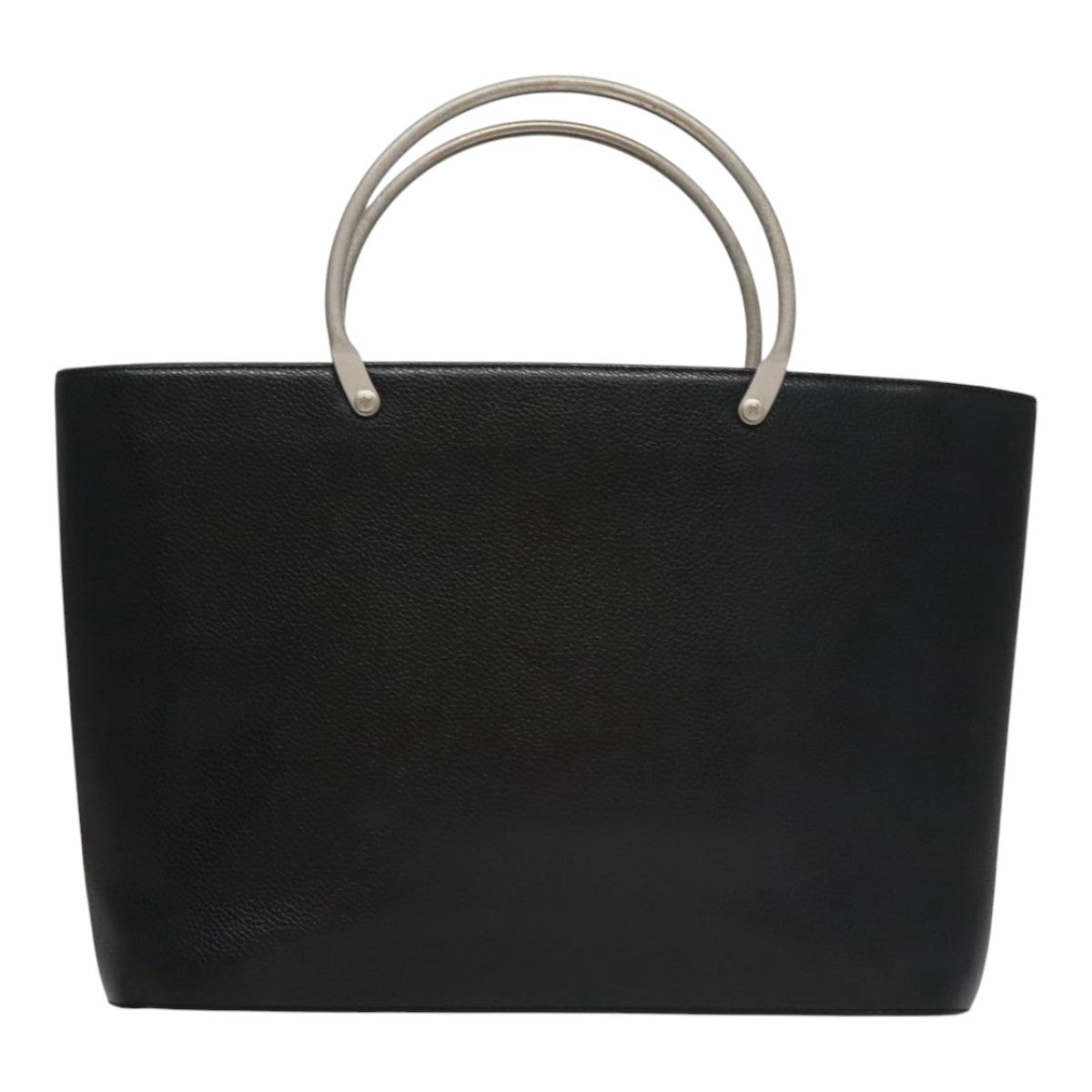 Chanel Vintage Tote Leather Black Leather Tote Bag Bag