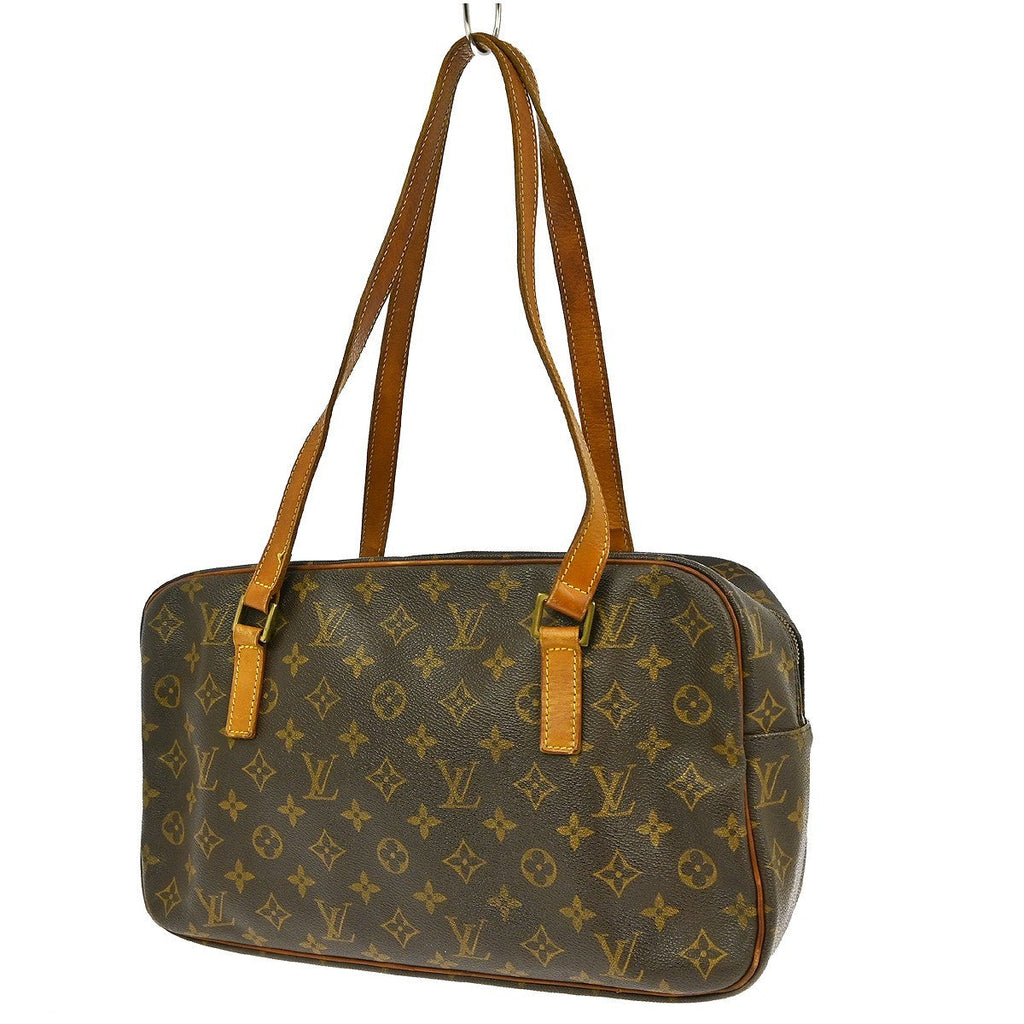Louis Vuitton Cite Handbag Monogram Canvas Brown Canvas Clutche & Pouche Bag
