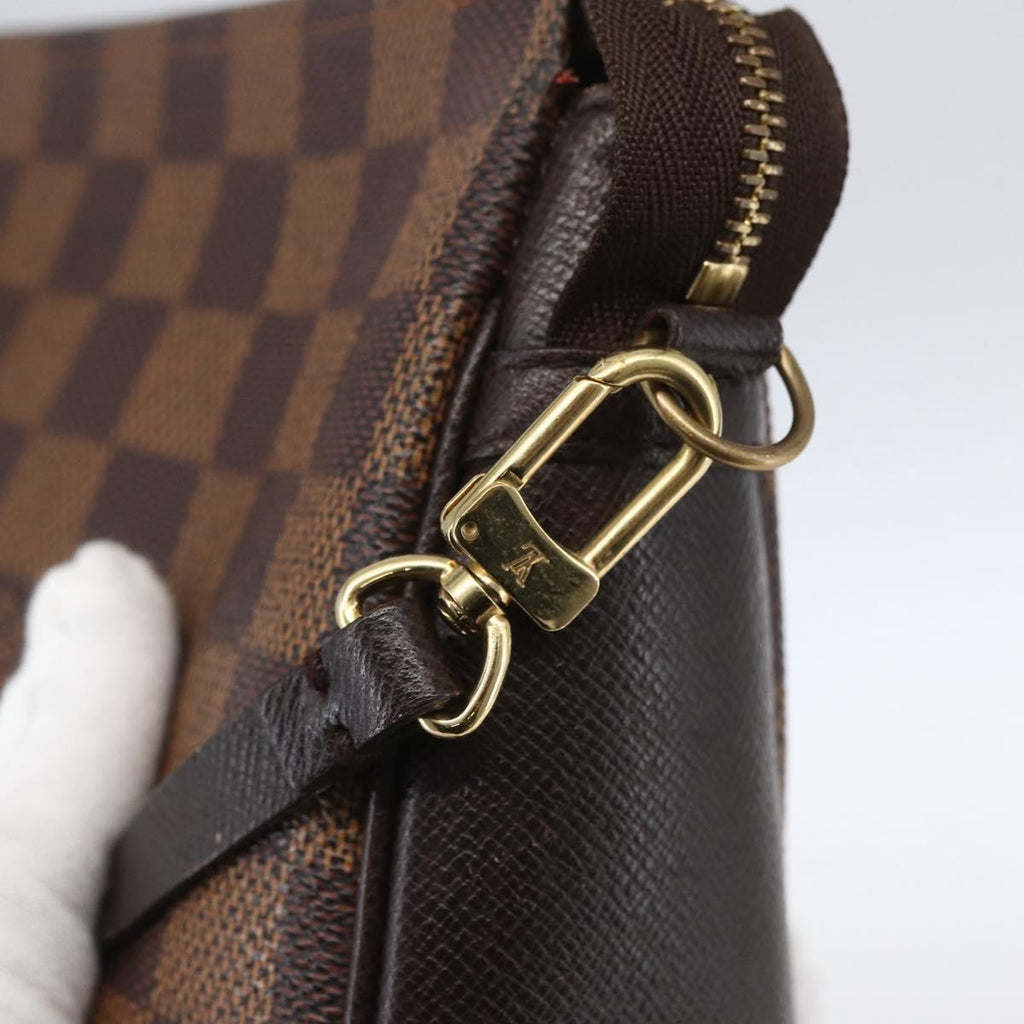 Louis Vuitton Trousse Make Up Bag Damier Brown Canvas Clutche & Pouche Bag