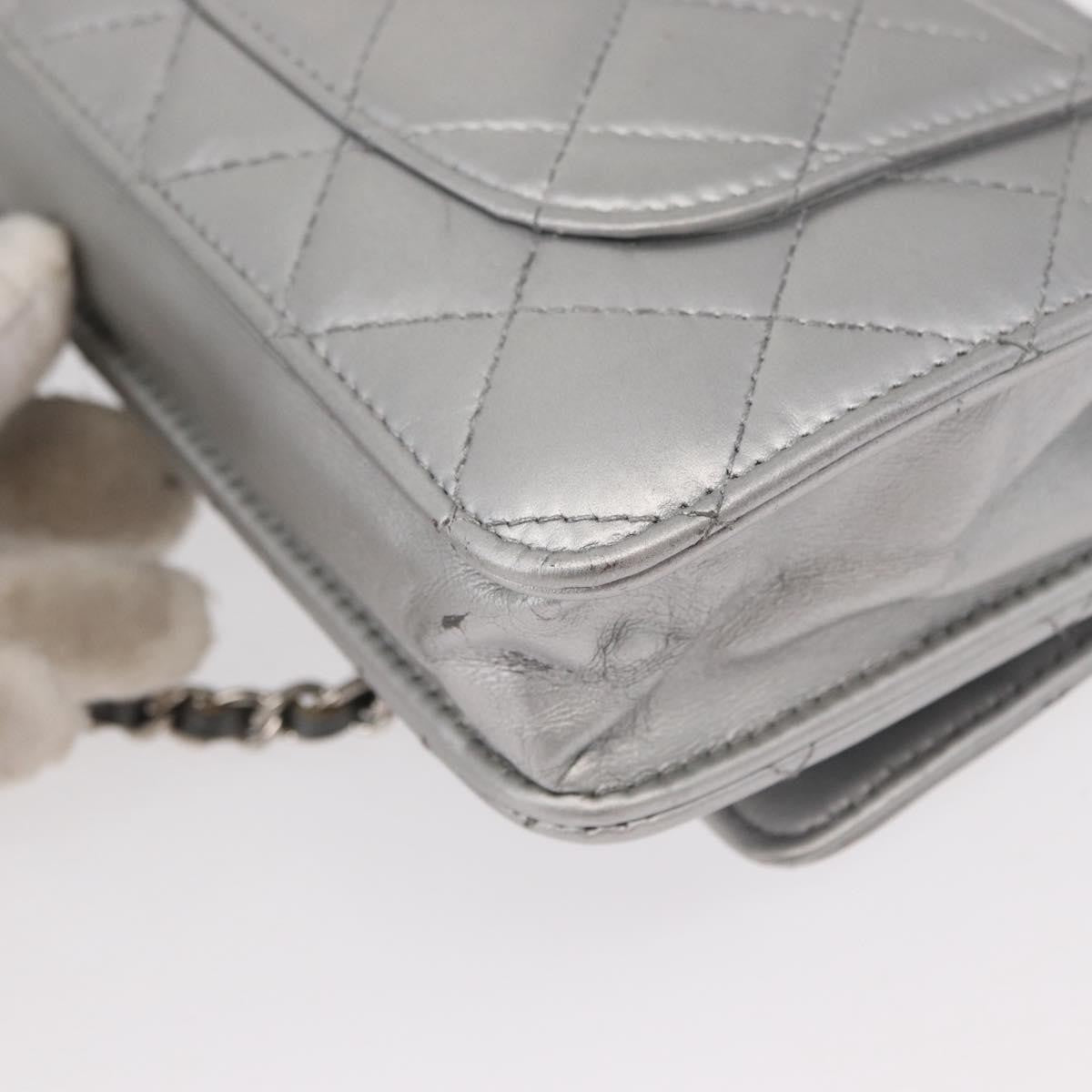 Chanel Reissue 2.55 Wallet On Chain Quilted Lambskin Silver Leather Shoulder Bag Bag