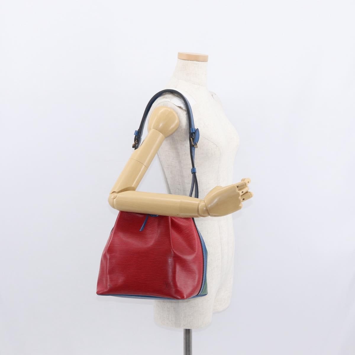 Louis Vuitton Tricolor Petit Noe Nm Handbag Epi Leather Multicolour Leather Shoulder Bag
