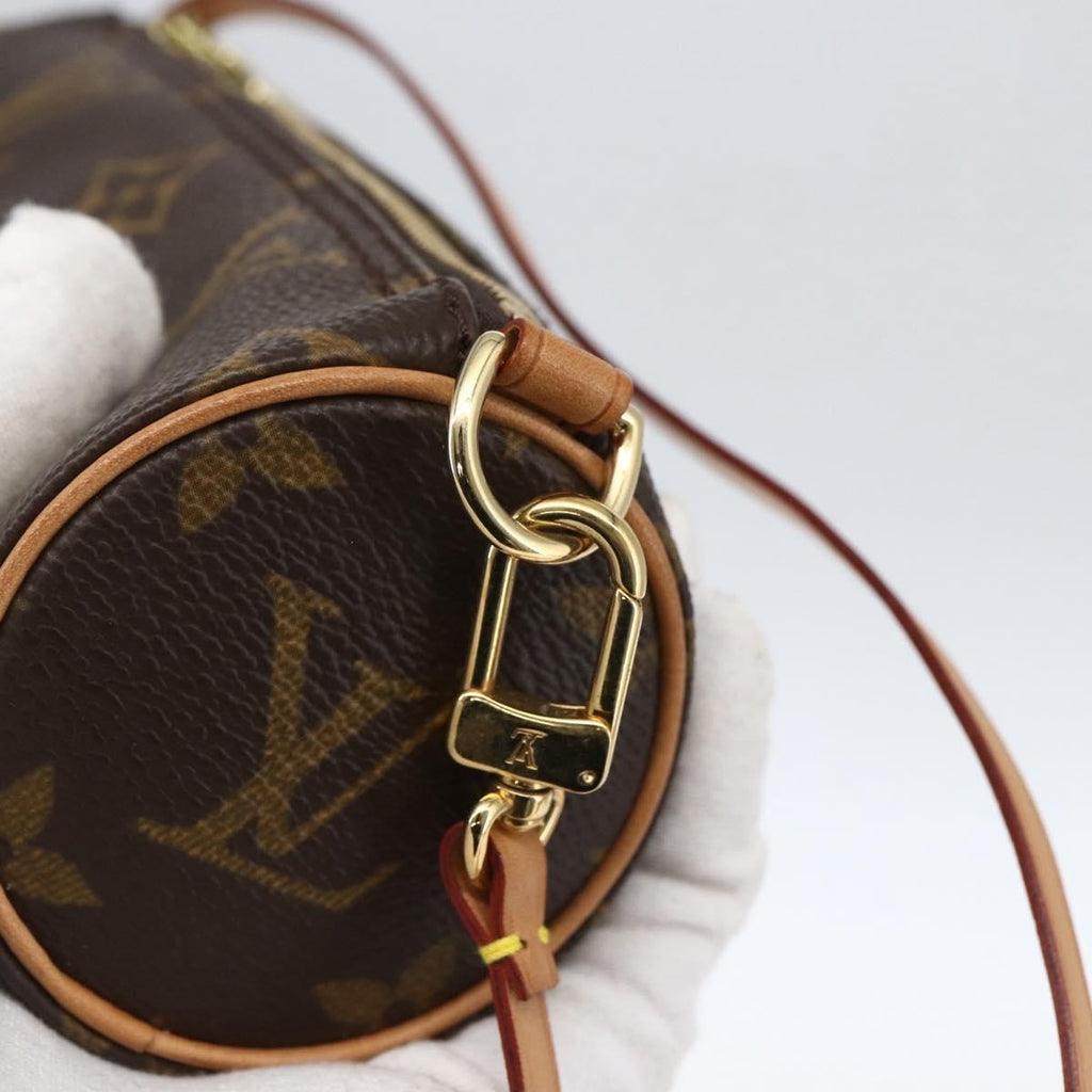 Louis Vuitton Papillon Pochette Monogram Canvas Brown Canvas Clutche & Pouche Bag