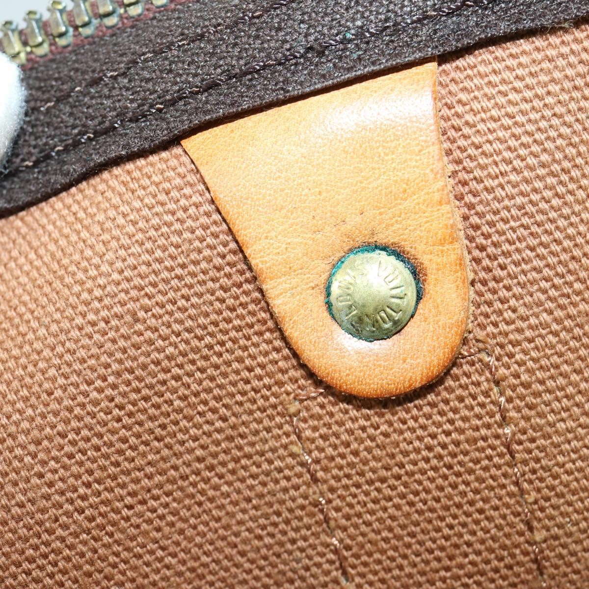 Louis Vuitton Keepall Bag Monogram Canvas Brown Canvas Travel Bag