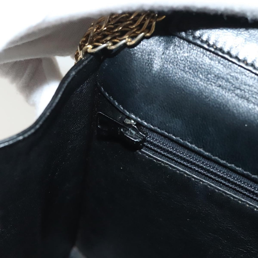 Chanel Cc Envelope Flap Crossbody Patent Leather Black Patent_Leather Clutche & Pouche Bag