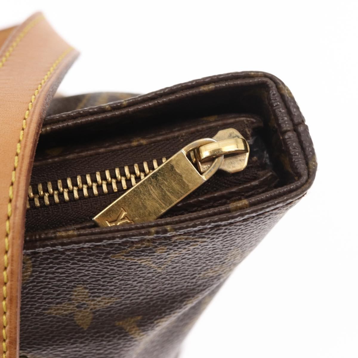 Louis Vuitton Cabas Mezzo Monogram Canvas Brown Canvas Tote Bag