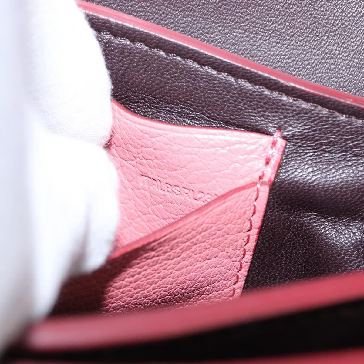 Burberry D-Ring Shoulder Bag Leather Pink Leather Shoulder Bag
