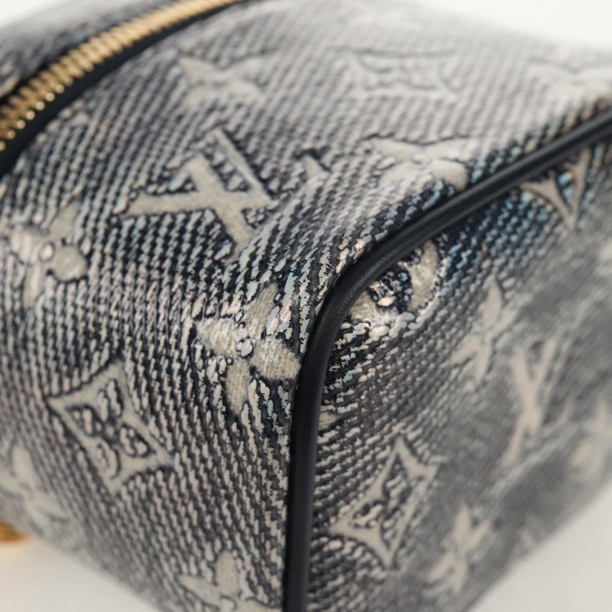 Louis Vuitton Vanity Case Monoglam Jacquard Canvas Navy Canvas Clutche & Pouche Bag