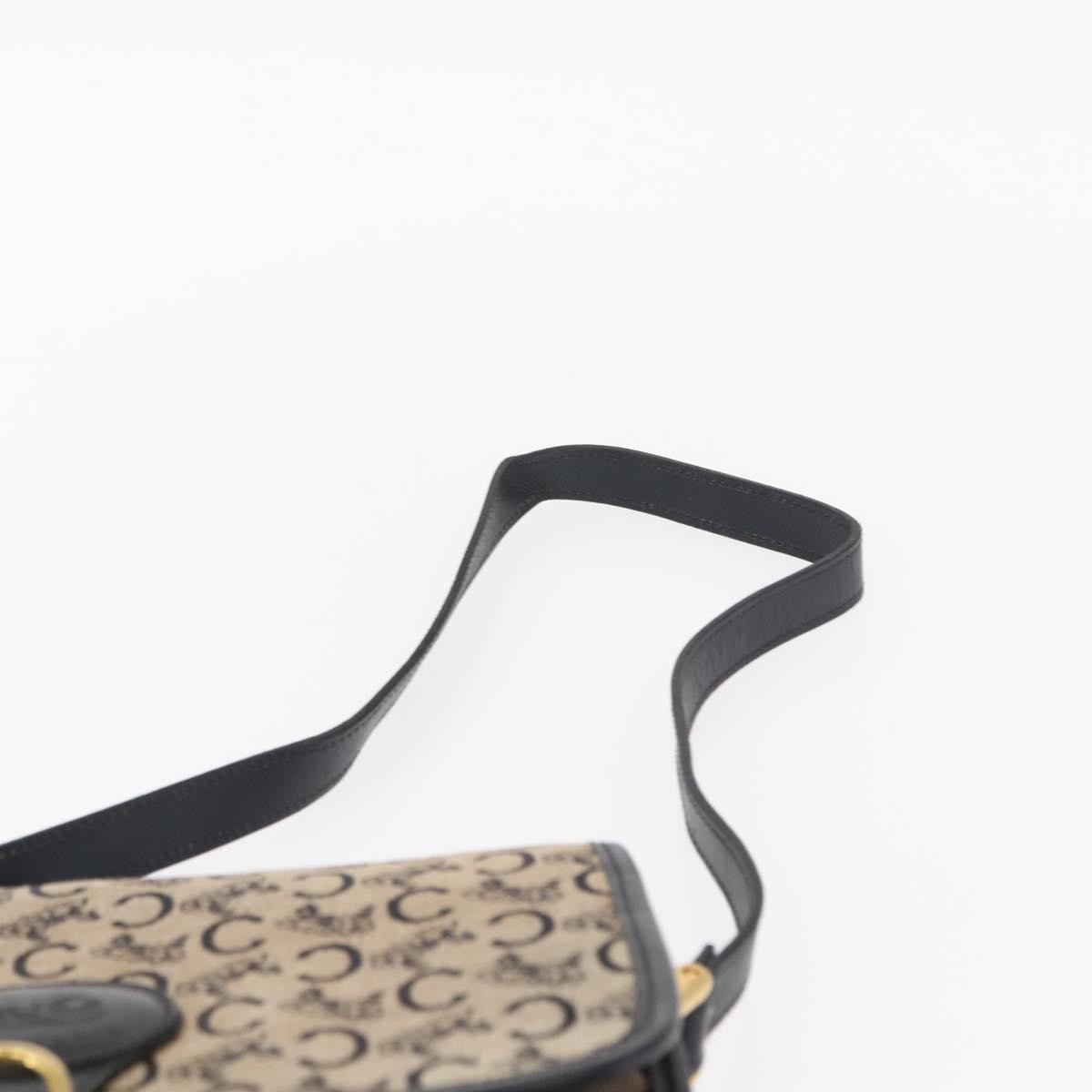 Celine C Sulky Shoulder Bag Canvas Navy Canvas Shoulder Bag Bag