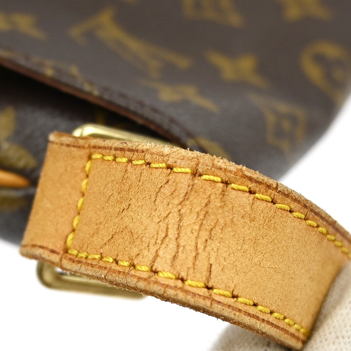 Louis Vuitton Musette Handbag Monogram Canvas Brown Canvas Shoulder Bag