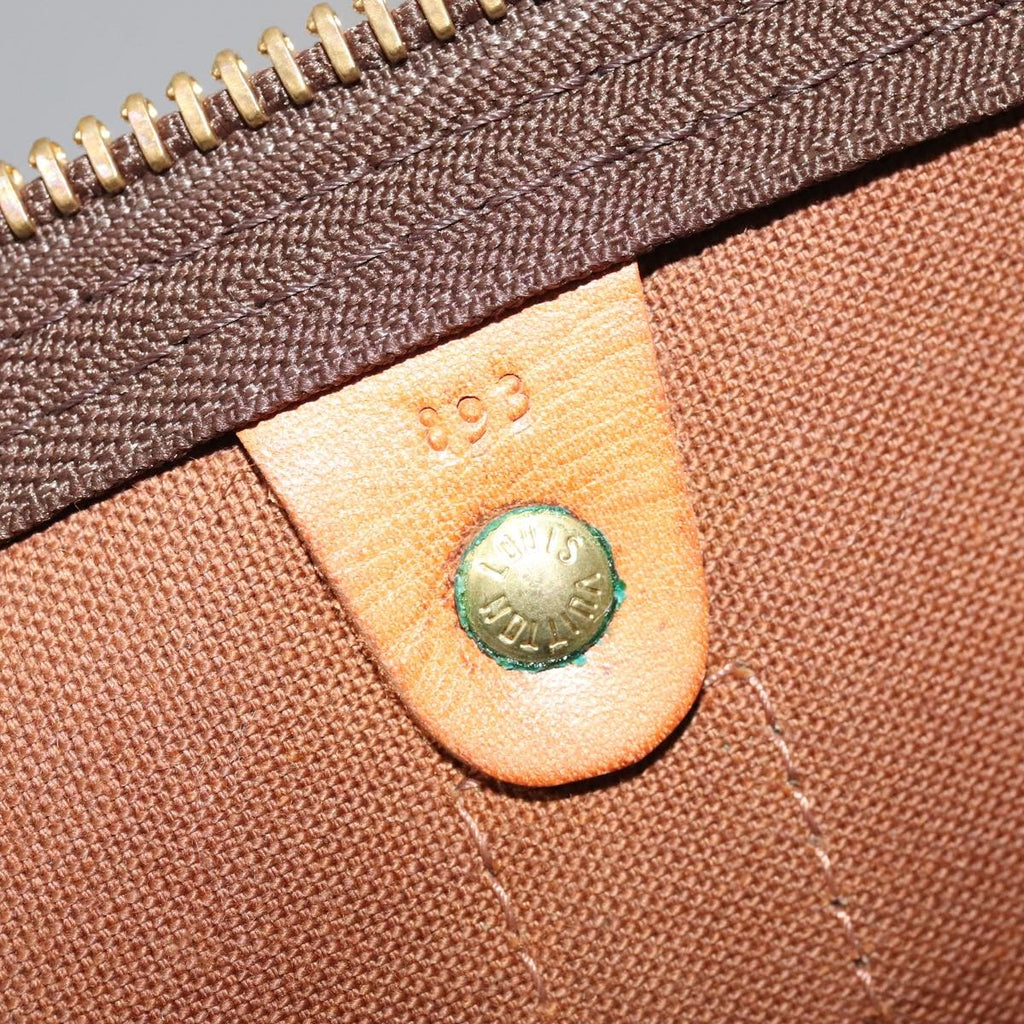 Louis Vuitton Keepall Bandouliere Bag Monogram Canvas Brown Canvas Travel Bag