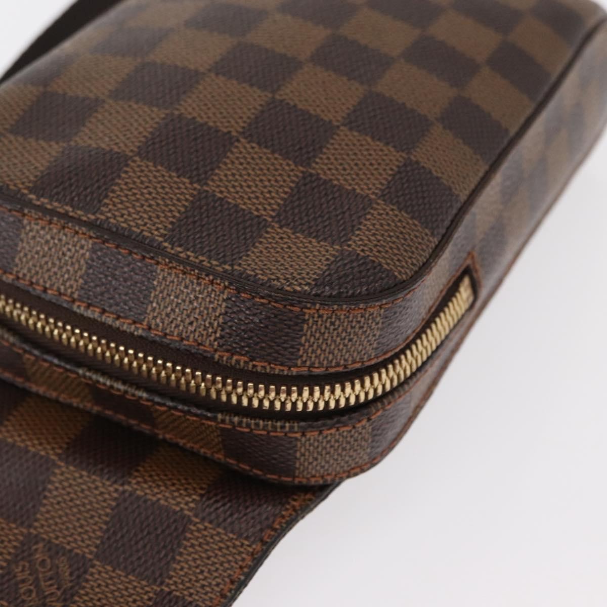 Louis Vuitton Geronimos Waist Bag Damier Brown Canvas Shoulder Bag