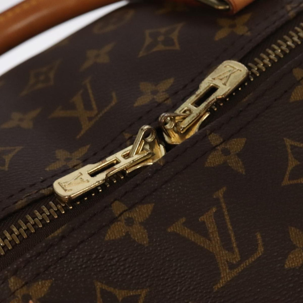 Louis Vuitton Keepall Bag Monogram Canvas Brown Canvas Travel Bag