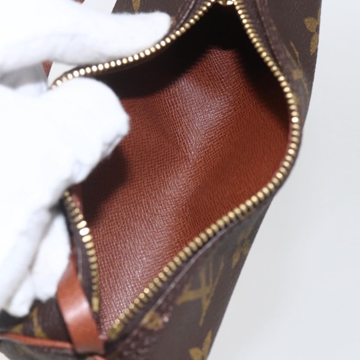 Louis Vuitton Papillon Pochette Monogram Canvas Brown Canvas Clutche & Pouche Bag