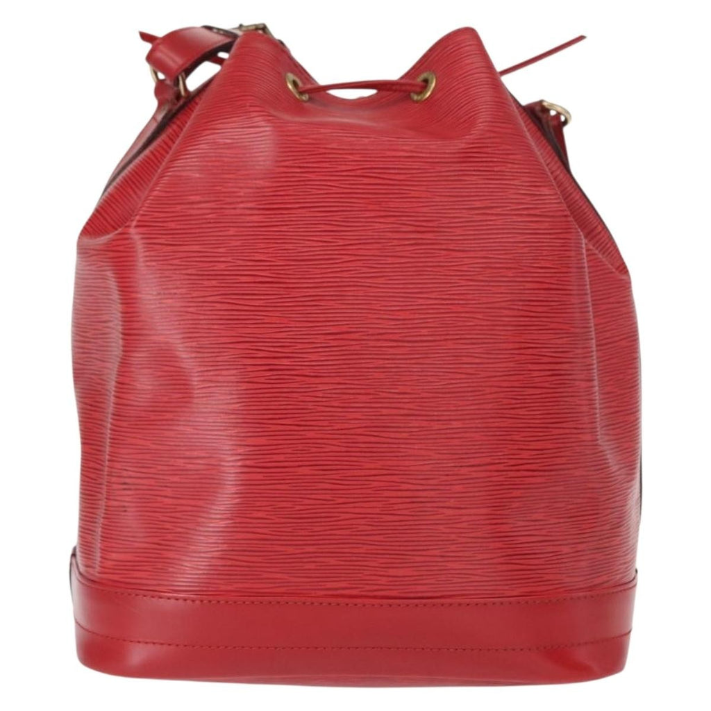 Louis Vuitton Petit Noe Nm Handbag Epi Leather Red Leather Shoulder Bag