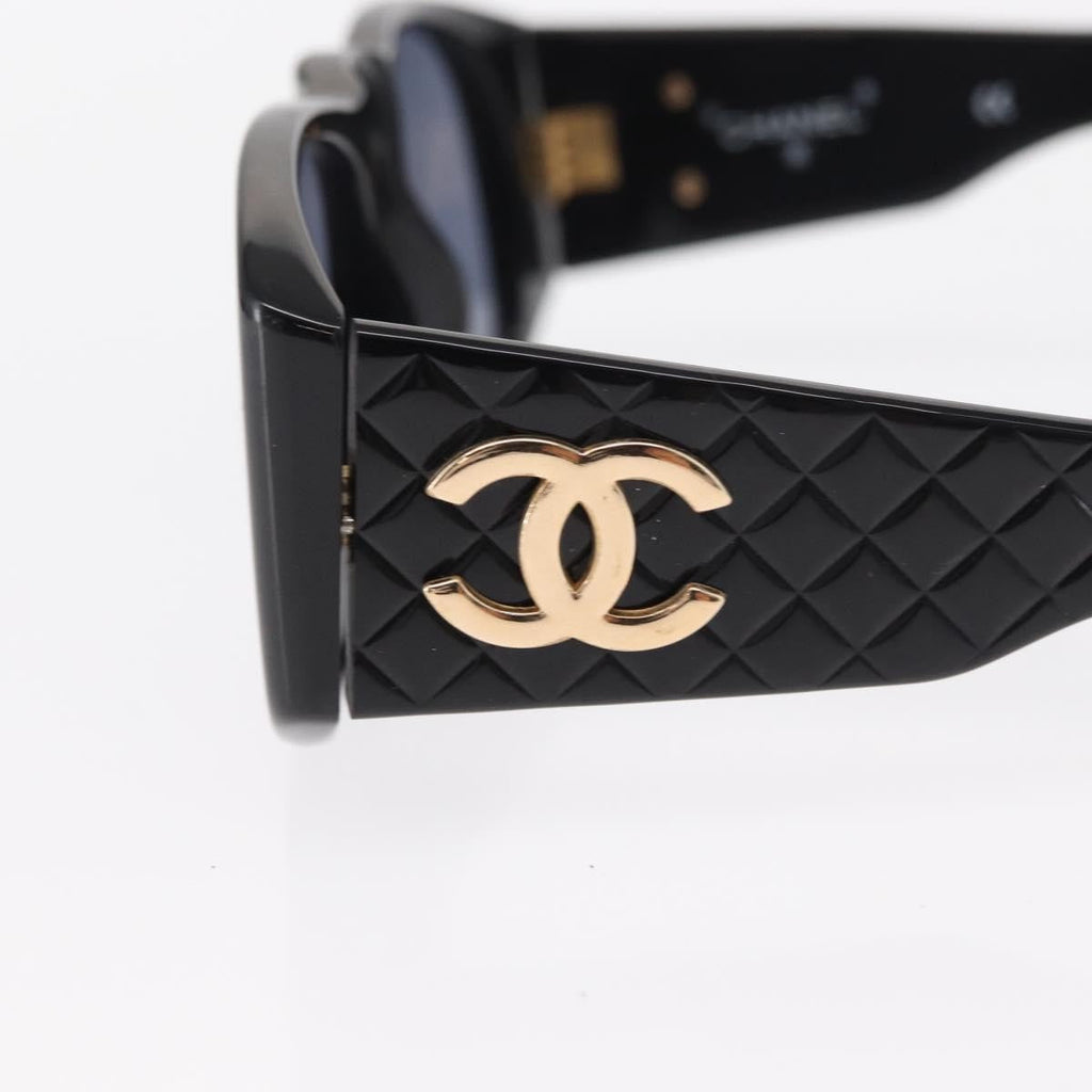 Chanel Logo Cc Sunglasses Plastic Black Plastic Sunglasse Accessory