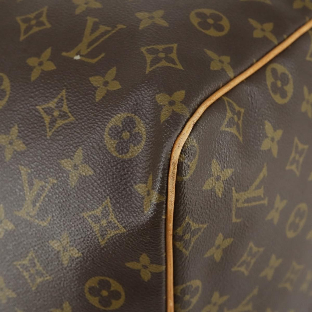 Louis Vuitton Keepall Bag Monogram Canvas Brown Canvas Travel Bag