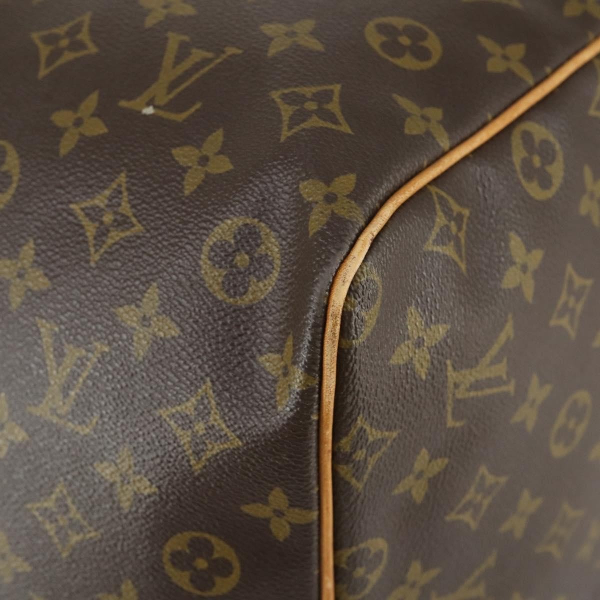 Louis Vuitton Keepall Bag Monogram Canvas Brown Canvas Travel Bag