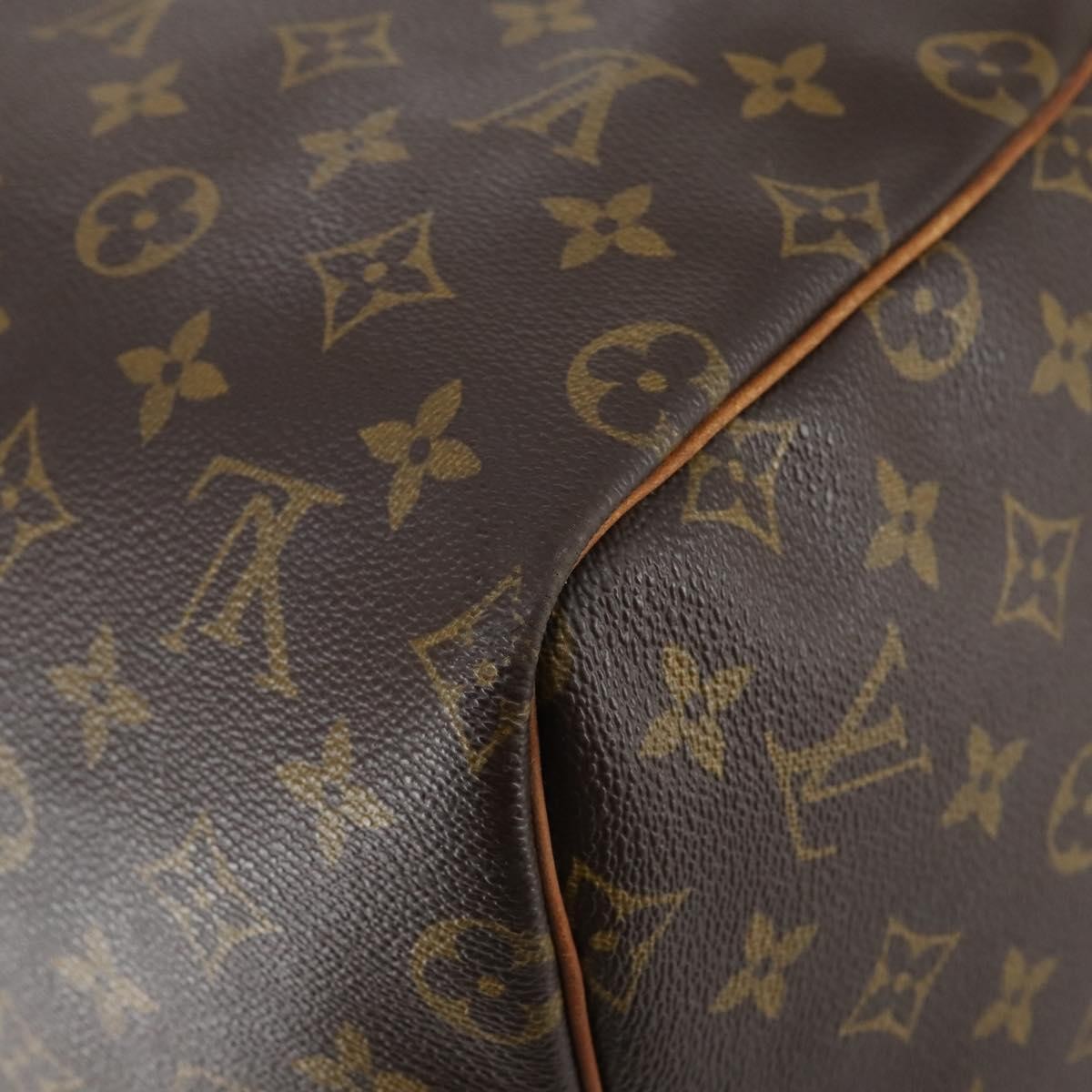 Louis Vuitton Keepall Bag Monogram Canvas Brown Canvas Travel Bag