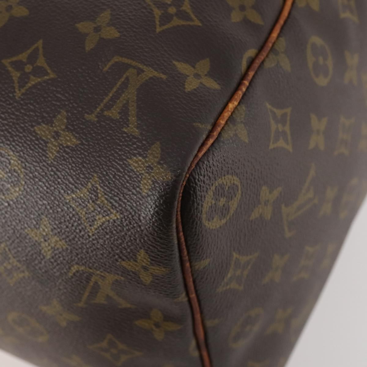 Louis Vuitton Keepall Bag Monogram Canvas Brown Canvas Travel Bag