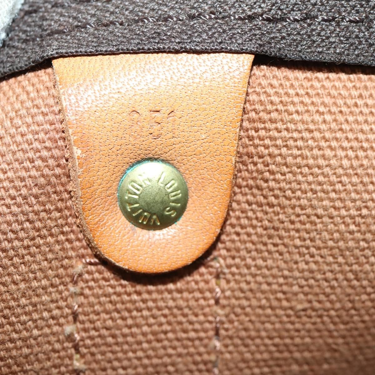 Louis Vuitton Keepall Bag Monogram Canvas Brown Canvas Travel Bag