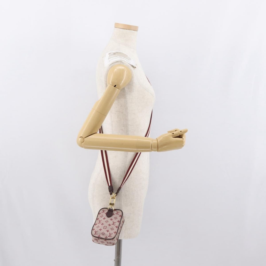 Louis Vuitton Camera Bag Mini Lin Red Canvas Clutche & Pouche Bag