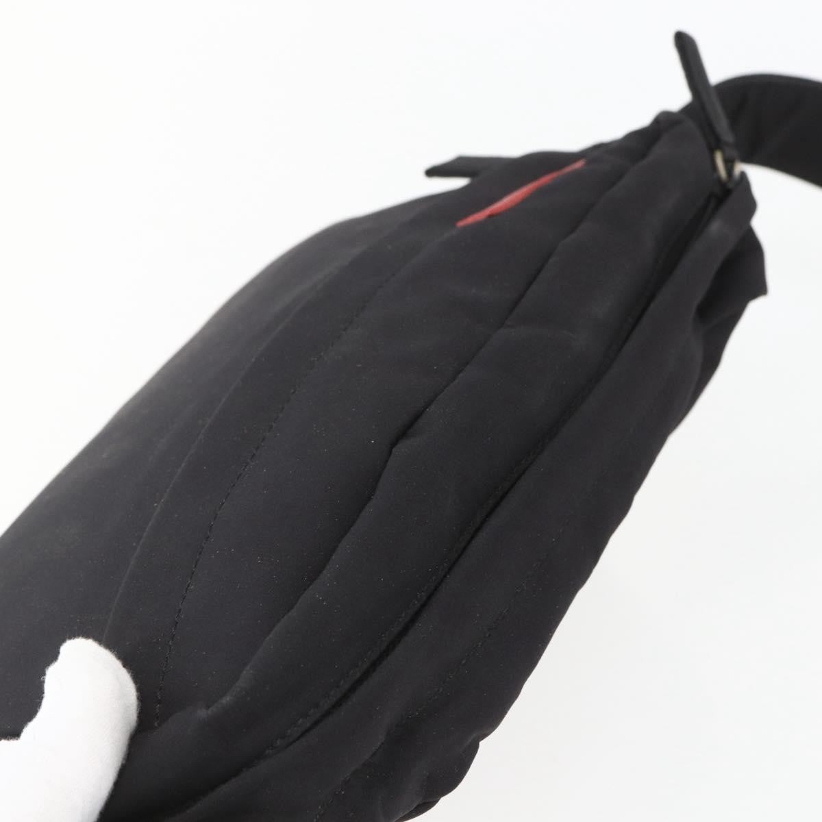 Prada Sport Zip Shoulder Bag Nylon Black Nylon Shoulder Bag Bag