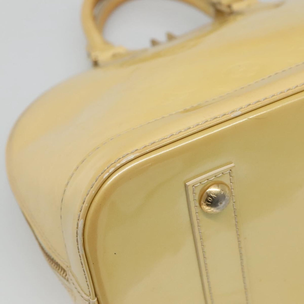 Louis Vuitton Alma Handbag Patent Leather Yellow Patent_Leather Handbag