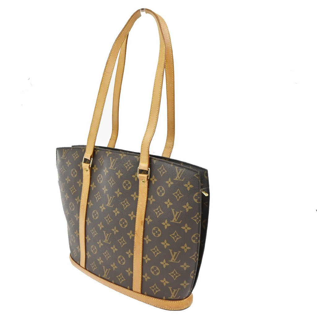 Louis Vuitton Babylone Handbag Monogram Canvas Brown Canvas Shoulder Bag