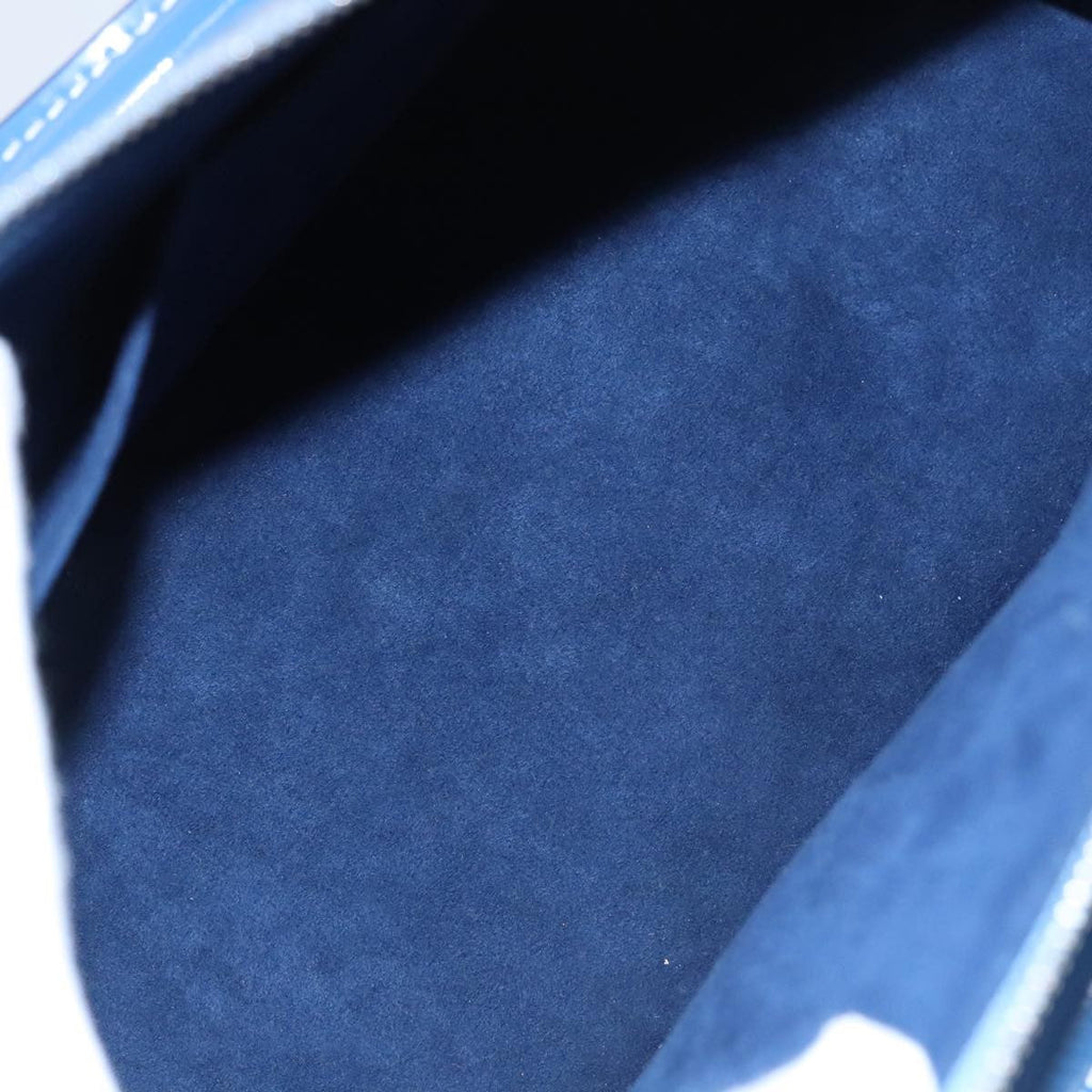 Louis Vuitton Alma Handbag Limited Edition Print Epi Leather Blue Leather Handbag