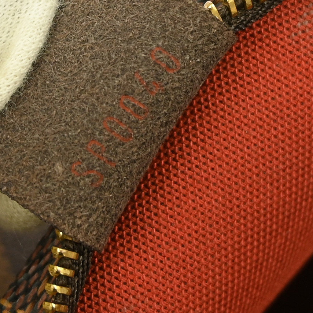Louis Vuitton Trousse Make Up Bag Damier Canvas Brown Canvas Clutche & Pouche Bag