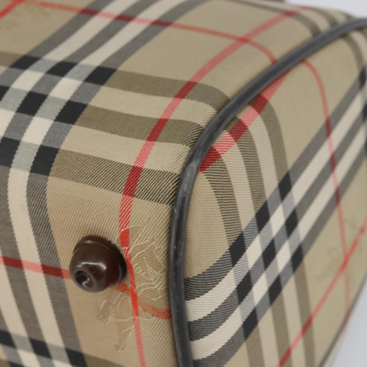 Burberry Nova Check Handbag Nova Check Canvas Beige Canvas Handbag